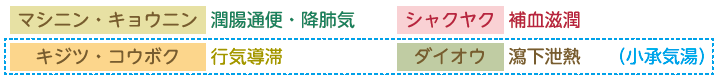 麻子仁丸生薬構成